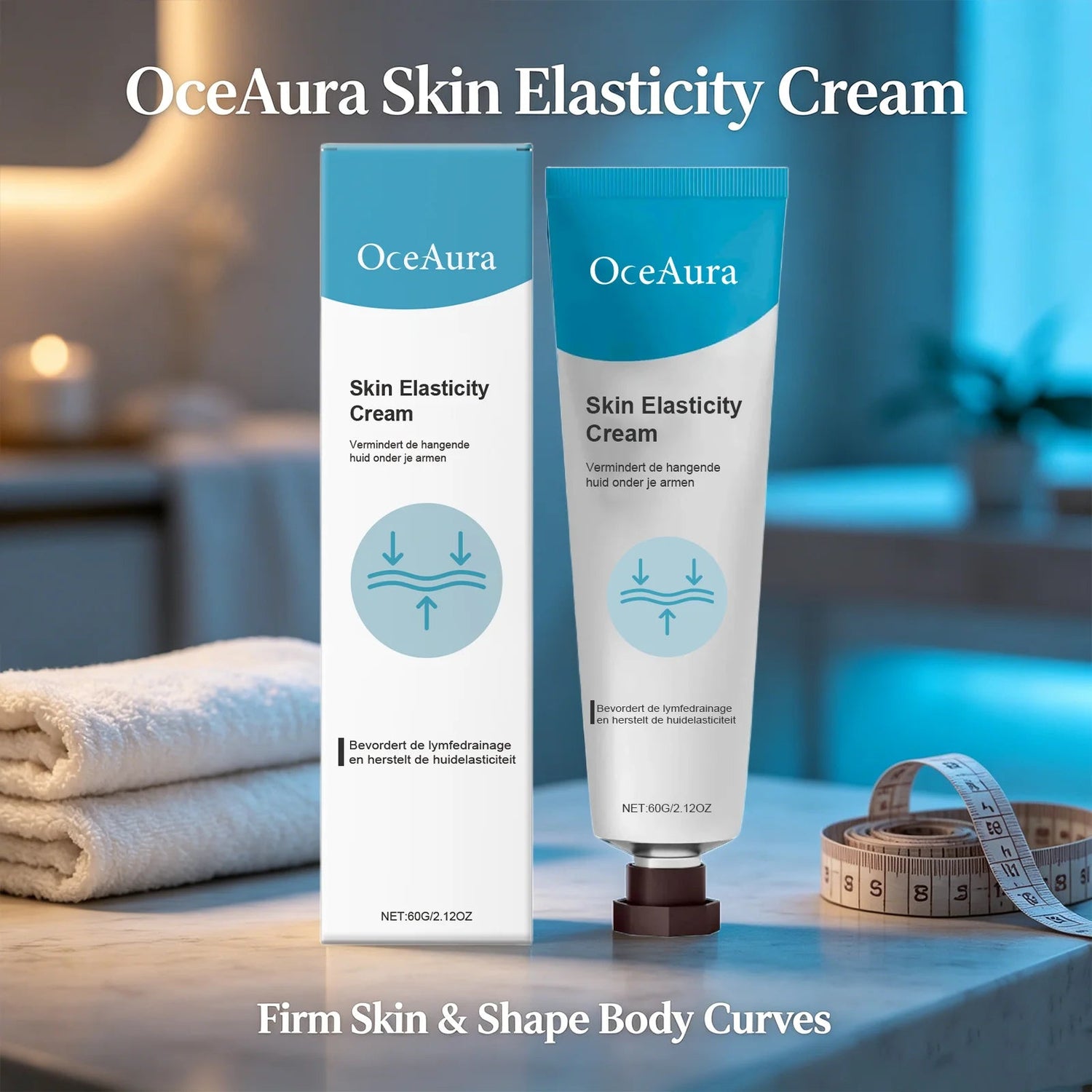 OceAura Skin Elasticity Cream Microcirculation Activating Skin Tightening Contour Sculpting Moisturizing Body Skin Firming Cream Khamik Shop Online