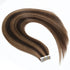BHF Tape In Hair Extensions Human Hair 20pcs/Pack European Remy Straight Invisible Tape Ins Adhensive 100% Human Hair For Salon Khamik Shop Online