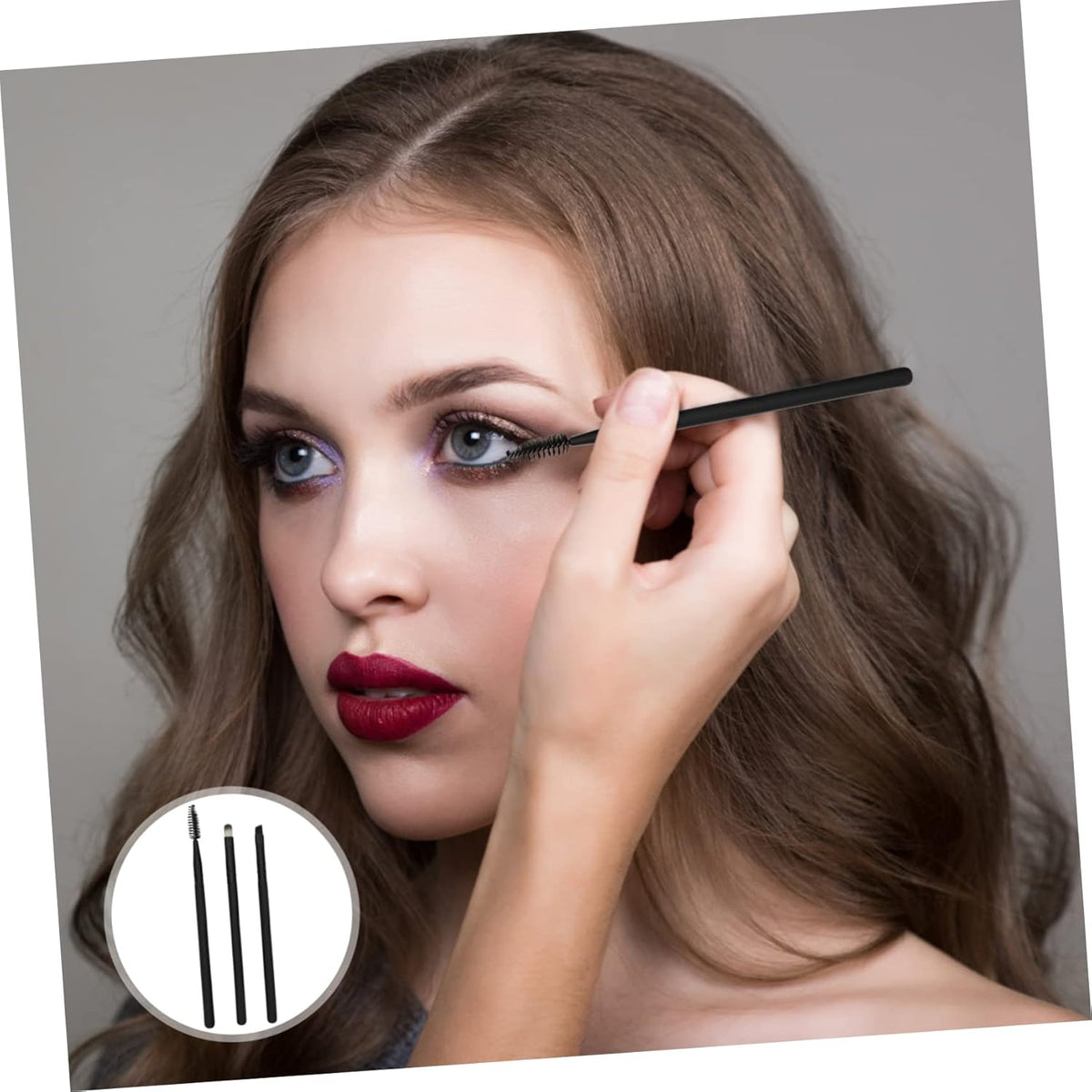 15Pcs Makeup Brush for Brow Lip Eyelash Brow Lamination Brush Eyebrow Applicator for Women Makeup Artist
