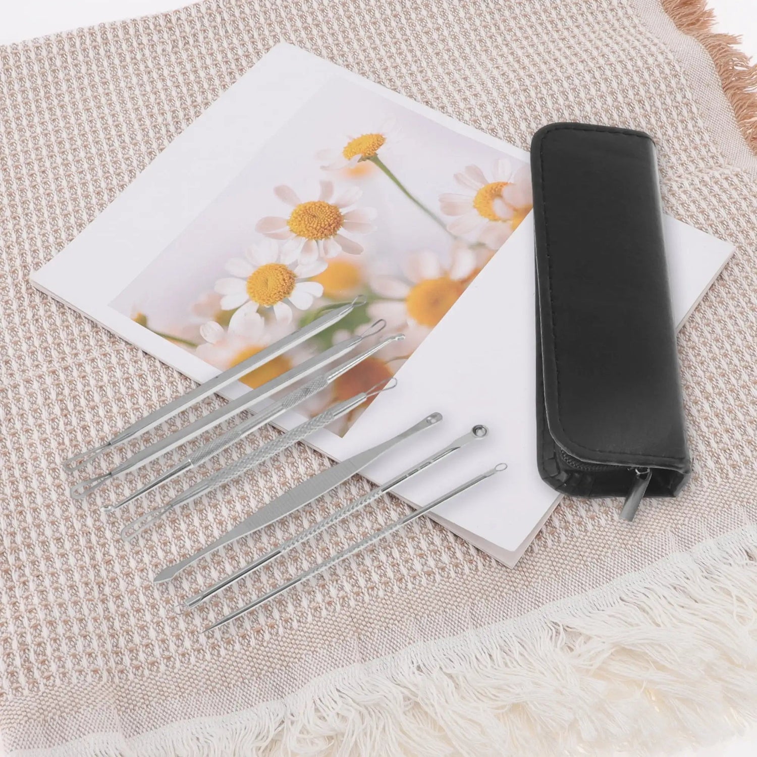 Professional Pimple Extractor Tool Kit Acne Removal Comedone Blackhead Remover Skin Care Beauty Face Tools Silver Tone Khamik Shop Online