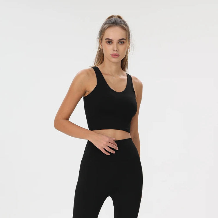 Women Yoga Vest Workout Pilates Activewear Tops Running Gym Pretty Workout Clothes Sports Bras Active Wear Female Camisole Bra Khamik Shop Online