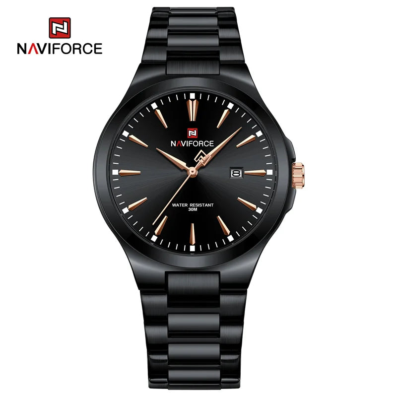 Original Design Fashion Men'S Watches Stainless Steel Simple Calendar Male Waterproof Wristwatches Relogio Masculino