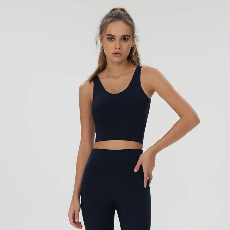 Women Yoga Vest Workout Pilates Activewear Tops Running Gym Pretty Workout Clothes Sports Bras Active Wear Female Camisole Bra Khamik Shop Online