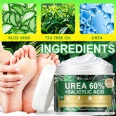 SUYARUN 60% Urea Foot Care Cream, suit for cracked heels and dry skin - deep moisturizing treatment, exfoliation, no blind spots Khamik Shop Online