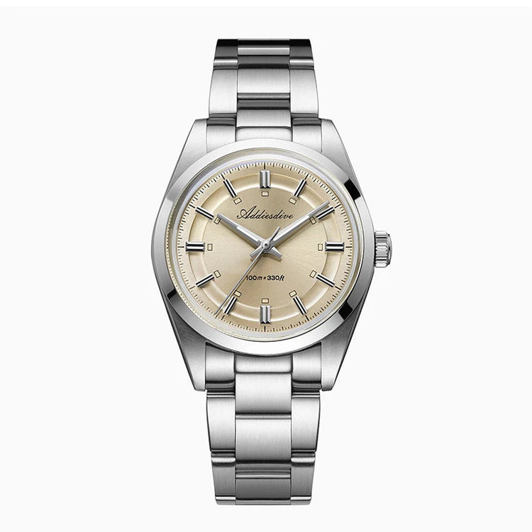 ADDIESDIVE Luxury Men Quartz Watch 36mm Super Luminous Bubble Mirror Glass Waterproof Watches For Man Stainless Steel Watch Male Khamik Shop Online