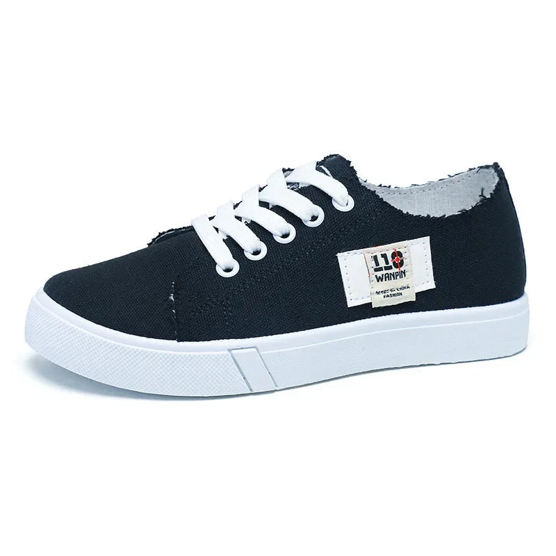 2026 Spring Summer Women Canvas Sneaker Low Top Denim Sneakers Ladies Popular Flat Canvas Board Shoes Female Sapatos Femininos Khamik Shop Online