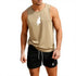 European Men Summer Vest and Shorts Set 2 Piece Outdoor Jogging Athletic Sportswear Fashion Trend Casual Men&