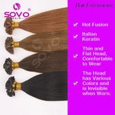 V Tip Hair Extensions Real Human Hair Keratin Human Hair Extensions  Natural Hair Italy Keratin Glue Machine Remy Hair 50 Strand Khamik Shop Online