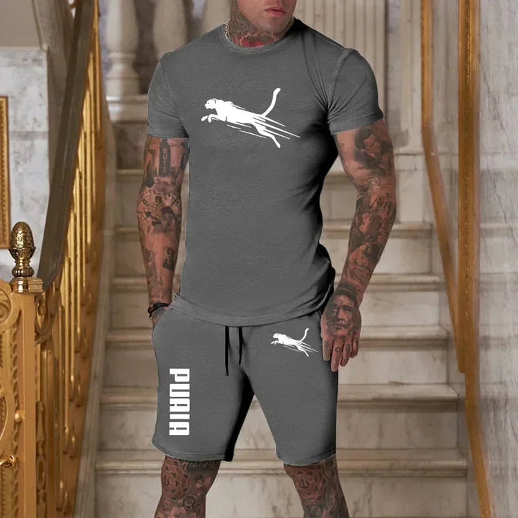 2026 Trendy Fashion Casual Summer Outdoor Sports Set Men&