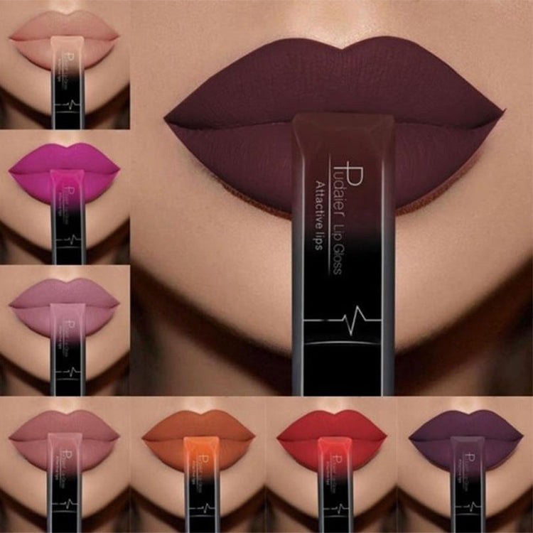 Makeup matte matte lip gloss lipstick Periwinkle Abderus