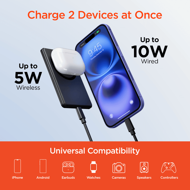 HyperGear PowerPack MAG Slim Power Bank Sky Iapetus