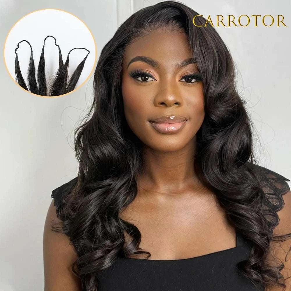 Pre Separated Crochet Hair Body Wave Crochet Human Hair for Black Women Extensions Human Hair Water Wave Bundles Knotless Hair Khamik Shop Online