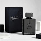 Armaf Club de Nuit Intense Man EDT Perfume For Men Crisp Bergamot Citrus Pine Woody Smoky Aroma Long Lasting Matte Black Square Bottle With Diamond-studded Cap Night Party Dating Present Khamik Shop Online
