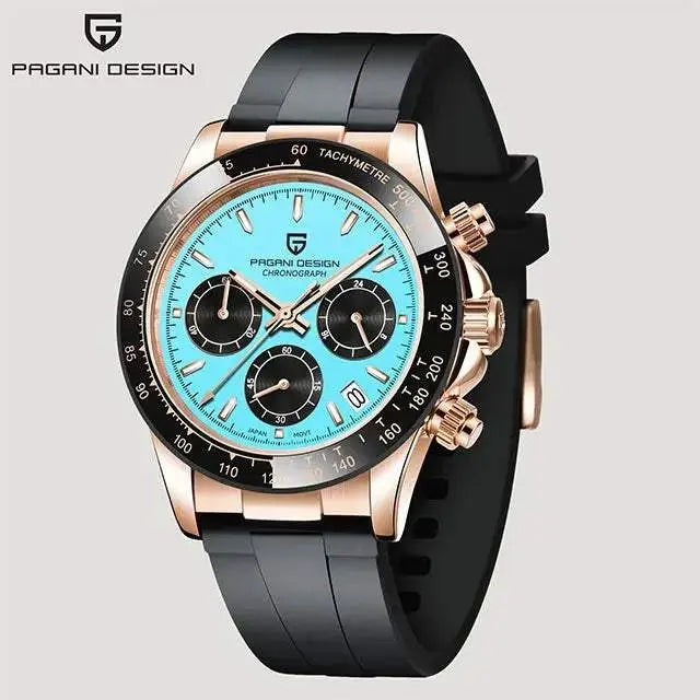 PAGANI DESIGN New VK63 Quartz Watch 40mm Men Wristwatch Chronograph Stainless Steel Waterproof Clock Top Brand Gift Watches Man Khamik Shop Online