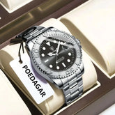 POEDAGAR Trendy Sport Man Watch Luminous Waterproof Stainless Steel Date Men Wristwatch Luxury Business Men&