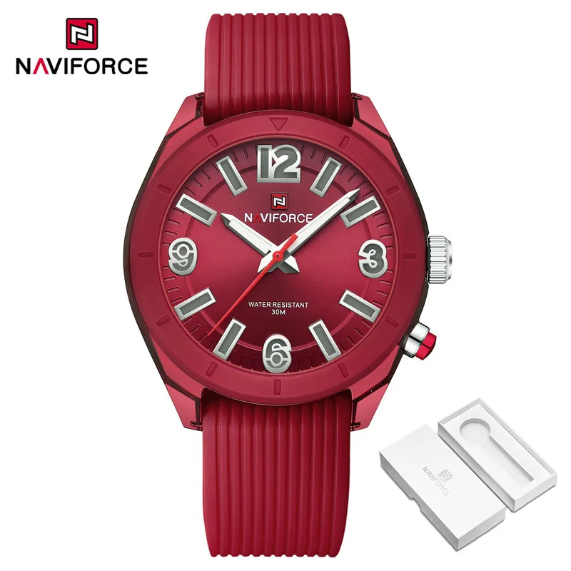 Women'S Waterproof Watch Fashion Casual Luminous Display Quartz Wristwatch with Silicone Band Reloj Mujer High Quality