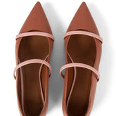Fashion Women Autumn High Heels Shoes Pointed Toe Slip-On Square Heeled Ladies Pumps Ladies Metal Decoration Shallow Shoes Khamik Shop Online