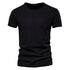 100% Cotton Men T-shirt Casual Soft Fitness Summer Thin T-shirts Men&