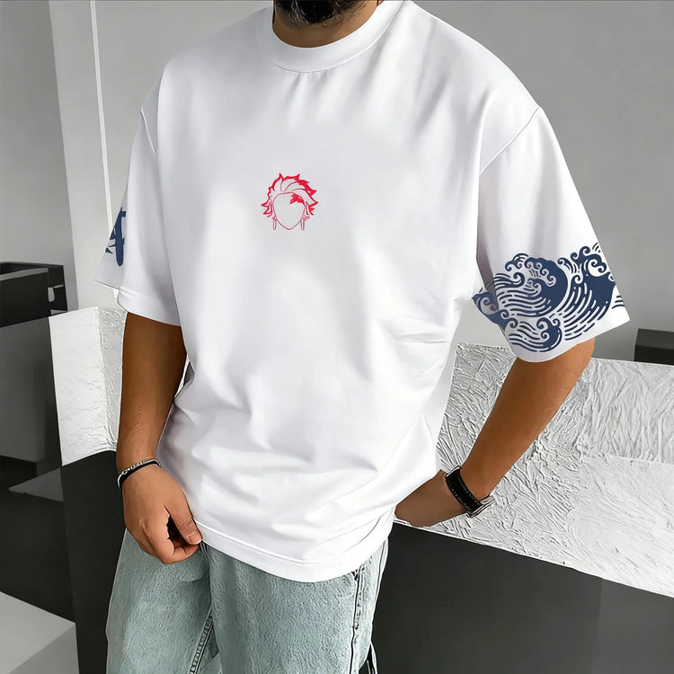 Demon Slayer Anime Graphic T Shirt Man Women Short Sleeve Tee Cotton Streetwear Casual Tops Summer Oversized Fashion Y2k Unisex Khamik Shop Online