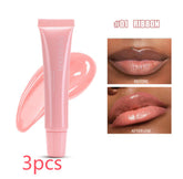 Glossy Lip Glaze Waterproof Long Lasting Lip Gloss Glossy Mirror Tea Periwinkle Abderus