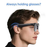 Lenovo HOT BT Audio Bone-Conduction Smart Glasses 150+ Language Real-Time Translation Music Glasses for Men Women Sports Running Khamik Shop Online