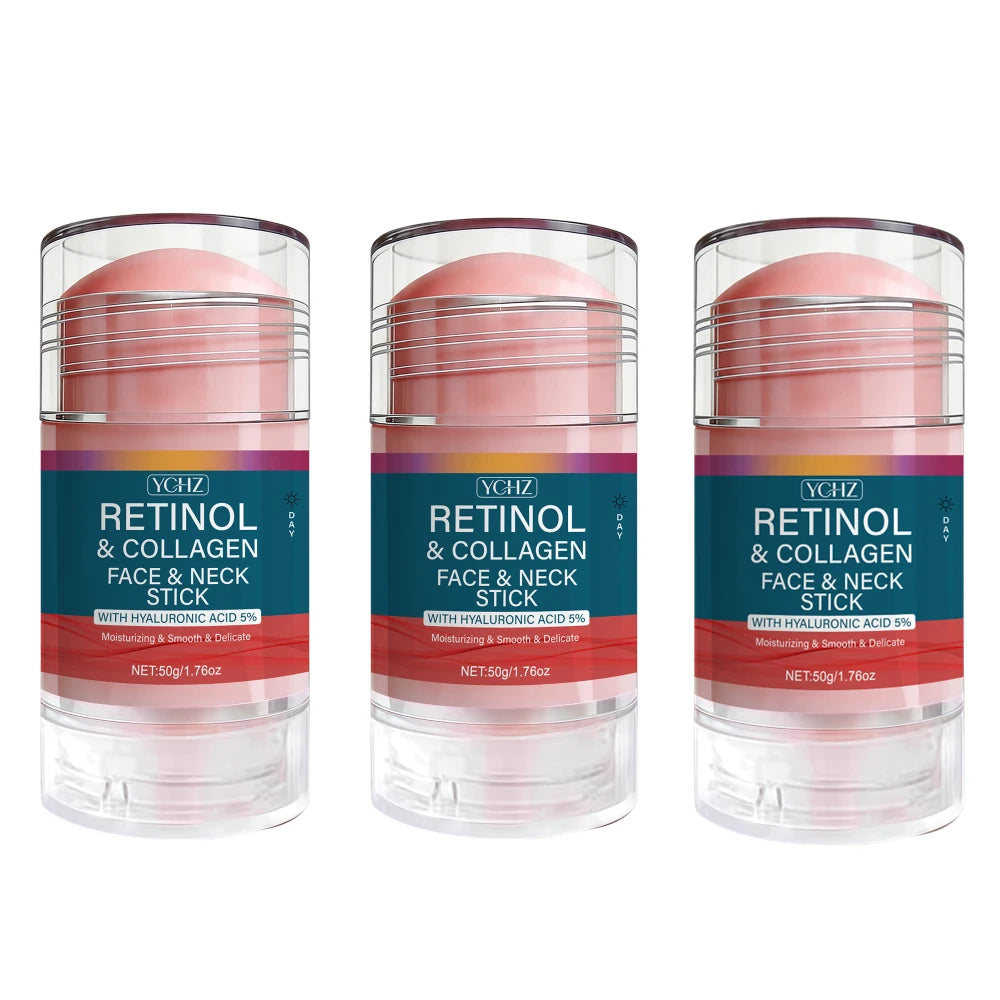 Retinol Collagen Facial Care Stick: a Multi-Functional Product That Combines Lip Balm, Eye Cream, Neck Cream, Primer, and Facial Moisturizer, Suitable for All Skin Types Khamik Shop Online
