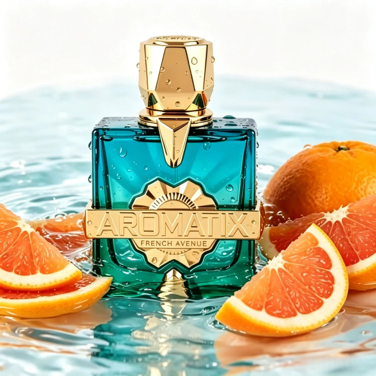 Aromatix Forbidden Fruit Unisex Eau de Parfum 3.4oz - Oriental Floral with Blood Orange & Amber, Long-Lasting Allure Khamik Shop Online