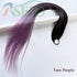 RESIO  Feather Hair Extensions Straight 100% Real Human Microring Hair Extensions Color Purple Blue Pink Gray 18-20inch Khamik Shop Online
