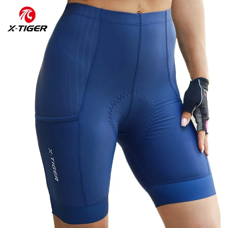 X-Tiger Cycling Shorts Bike Tights Pro Bicycle Shorts Breathable Lycra Sports Women MTB Road Biking Shorts 7 Hours Riding Khamik Shop Online