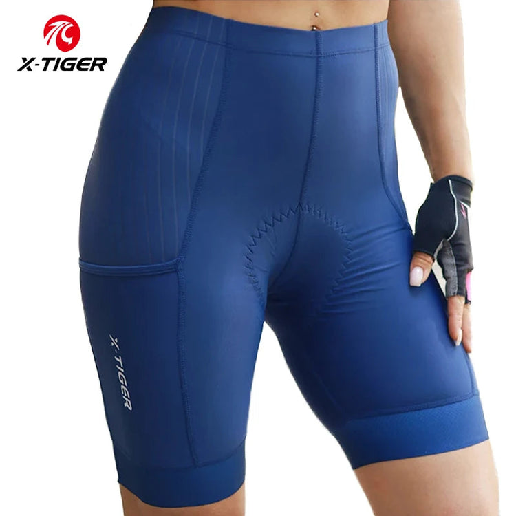 X-Tiger Cycling Shorts Bike Tights Pro Bicycle Shorts Breathable Lycra Sports Women MTB Road Biking Shorts 7 Hours Riding Khamik Shop Online