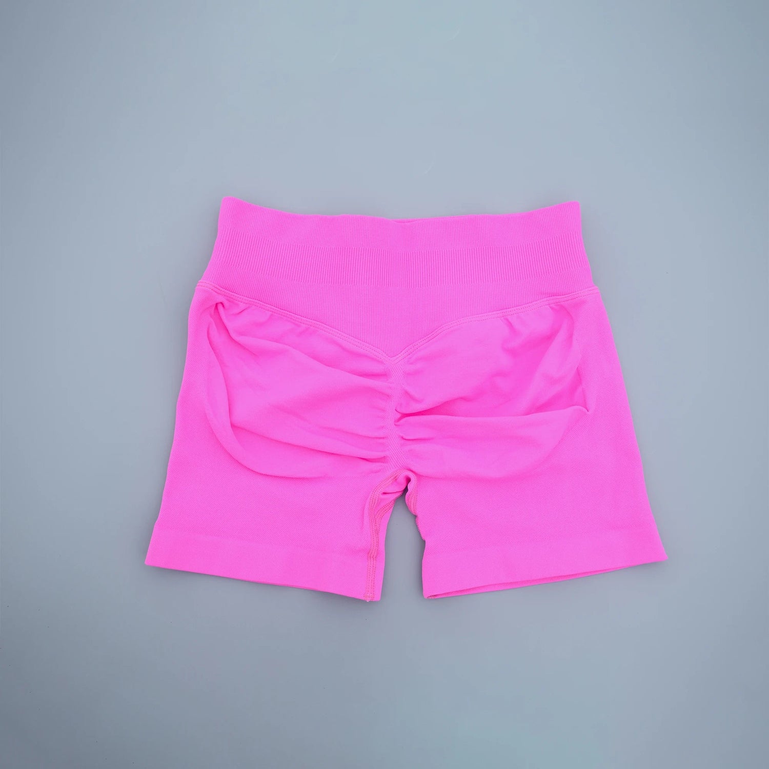 AURA SHARK Shorts 4.5" Women Fitness Sports Biker Shorts Low Ribbed Band Gym Workout Scrunch Butt Yoga Seamless Leggings Khamik Shop Online