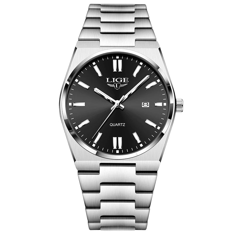 Fashion Watches for Men Stainless Steel Waterproof Luminous Man Watch Date Week Luxury Casual Men Quartz Watch Reloj Hombre