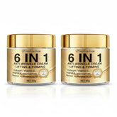 6-In-1 Anti-Wrinkle Cream. Lifts Firms Smooths Moisturizes. Collagen Vitamin C E Niacinamide Retinol Hyaluronic Acid. 50g Khamik Shop Online