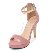 SIMLOVEYO Chic Womens Peep Sandals Slim Tall Raise 11cm Velvet Zip Metal Trim Extra Wide Fit 44 45 46 Rendezvous Footwear Khamik Shop Online