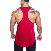 Summer Mesh Mens Fitness Tank Tops Y-back Bodybuilding Sleeveless Vests Mesh Quick Dry Gym Clothing Running Sport Muscle Shirts Khamik Shop Online