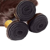 Premium Chocolate Light Brown Water Wave Bundles Human Hair 12-28inches Color 