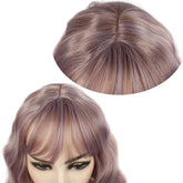 Jeedou 14 Inch Water Wave Bob Wig With Air Bangs Matte Synthetic Short Wavy Wigs For Women Daily Cosplay Colorful Wig Khamik Shop Online