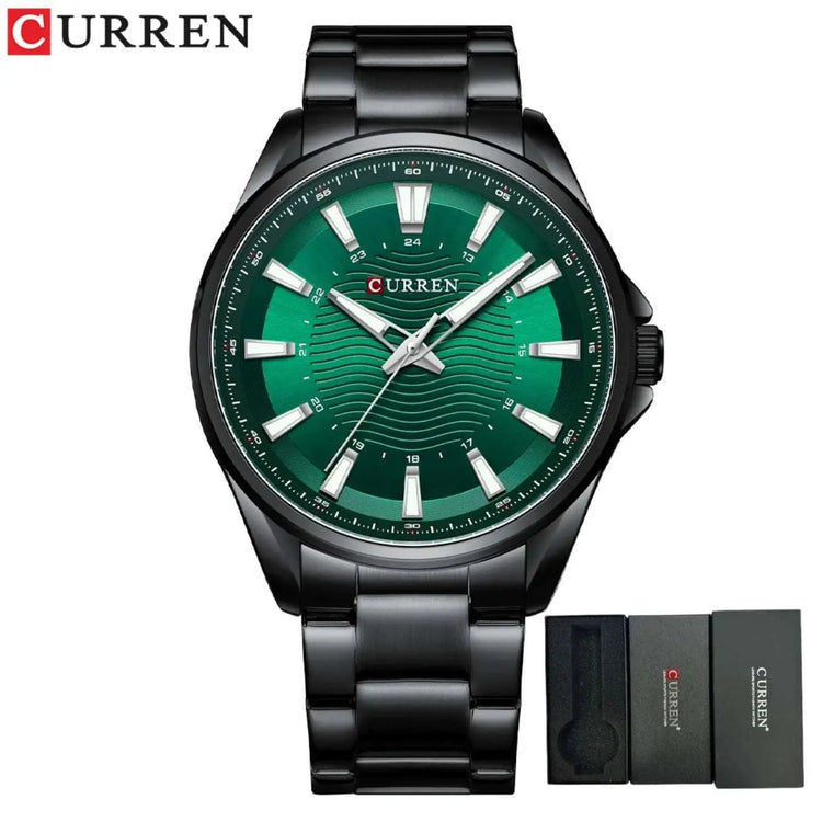CURREN Classic Simple Stainless Steel Quartz Wristwatches Fashion Brand Men&