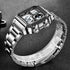 LIGE Fashion Casual Electronic Man Watch Sports Waterproof Luminous Alarm Stainless Steel Band Digital Men&