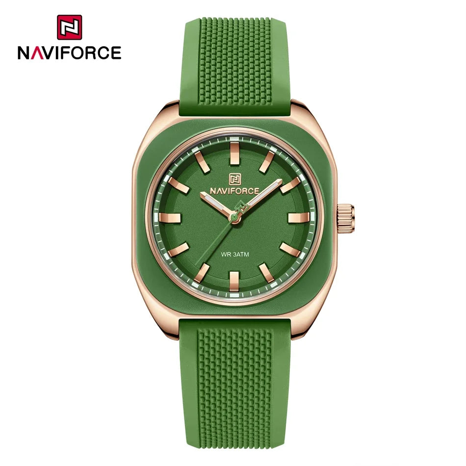 Fashion Women'S Casual Elegant Simple Polygon Quartz Silicone Watch Gift for Women Wristwatch Casual Relogio Feminino