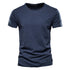 100% Cotton Men T-shirt Casual Soft Fitness Summer Thin T-shirts Men&
