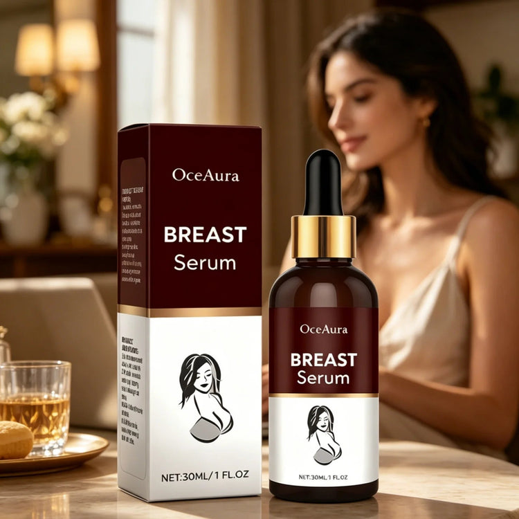 OceAura Breast Care Serum Lifting Skin Firming Anti Sagging Deep Nourishing Hydrating Gentle Formula Breast Essential Serum 30ml Khamik Shop Online