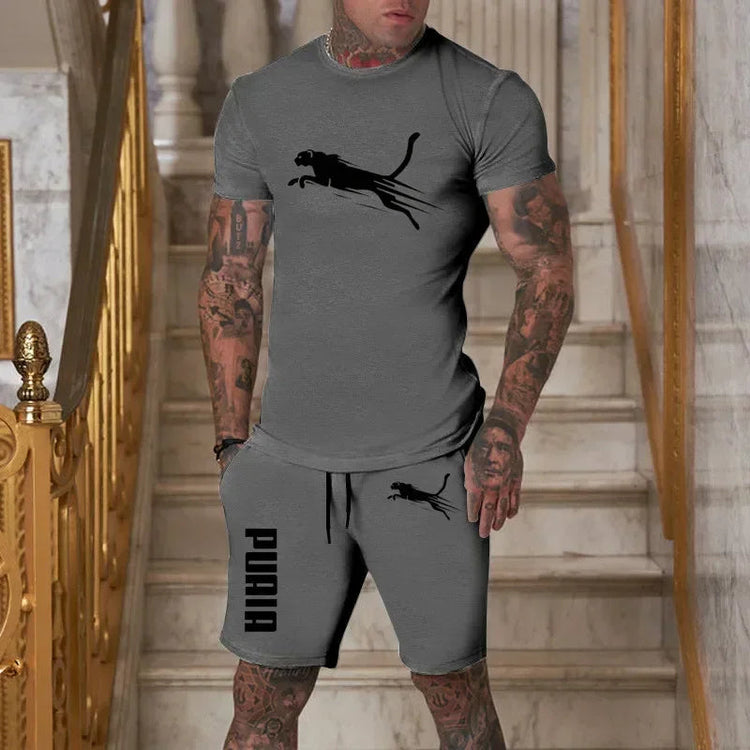 2026 Trendy Fashion Casual Summer Outdoor Sports Set Men&