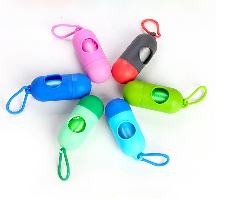 Pet Trash Bag Dog Poop Bags For Waste Refuse Cleanup Pear Daisy