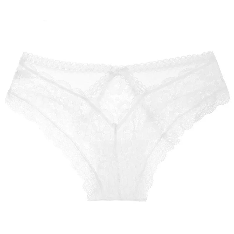 Sexy Panties Women Fashion Lingerie Tempting Pretty Briefs High Quality Lace Hollow Out Underpants Intimates Lingerie