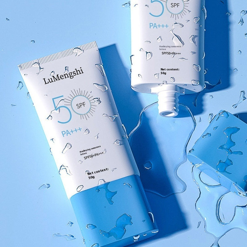 Sunscreen Moisturizing Whitening Isolation Refreshing Periwinkle Abderus