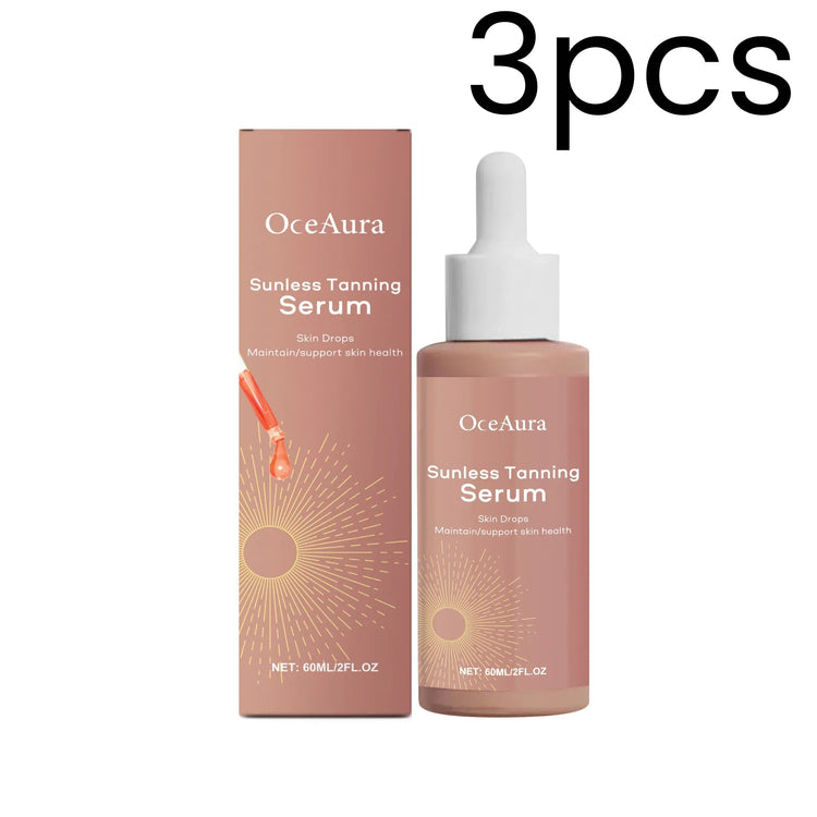 OceAura Sunless Tanning Serum Deep Moisturizing Skin Smoothing Even Skin Tone Prevent Dryness Quick Absorbing Tanning Serum 60ml Khamik Shop Online