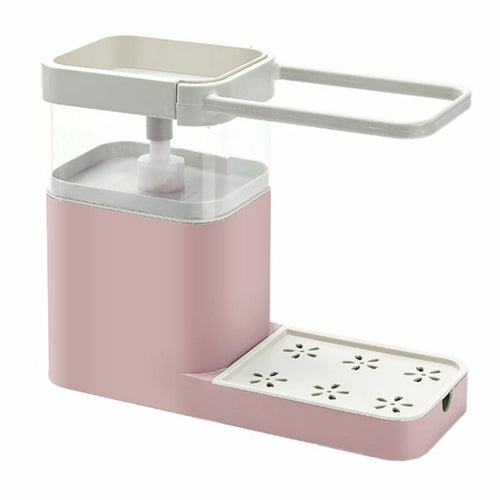 Multifunctional Kitchen Cleaning Combination Rack Maroon Asteria