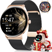 Smart Watches for Women with Answer/Make Calls, 1,43" HD AMOLED Smart Watch with 120+Sports Fitness Tracker/Calorie, IP68 Waterproof Reloj Intente Para Mujer, Android Ios Smartwatch