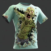Fun Skull Zombie Horror Patte 3DPatte Sport Quickdry Breatha Men&